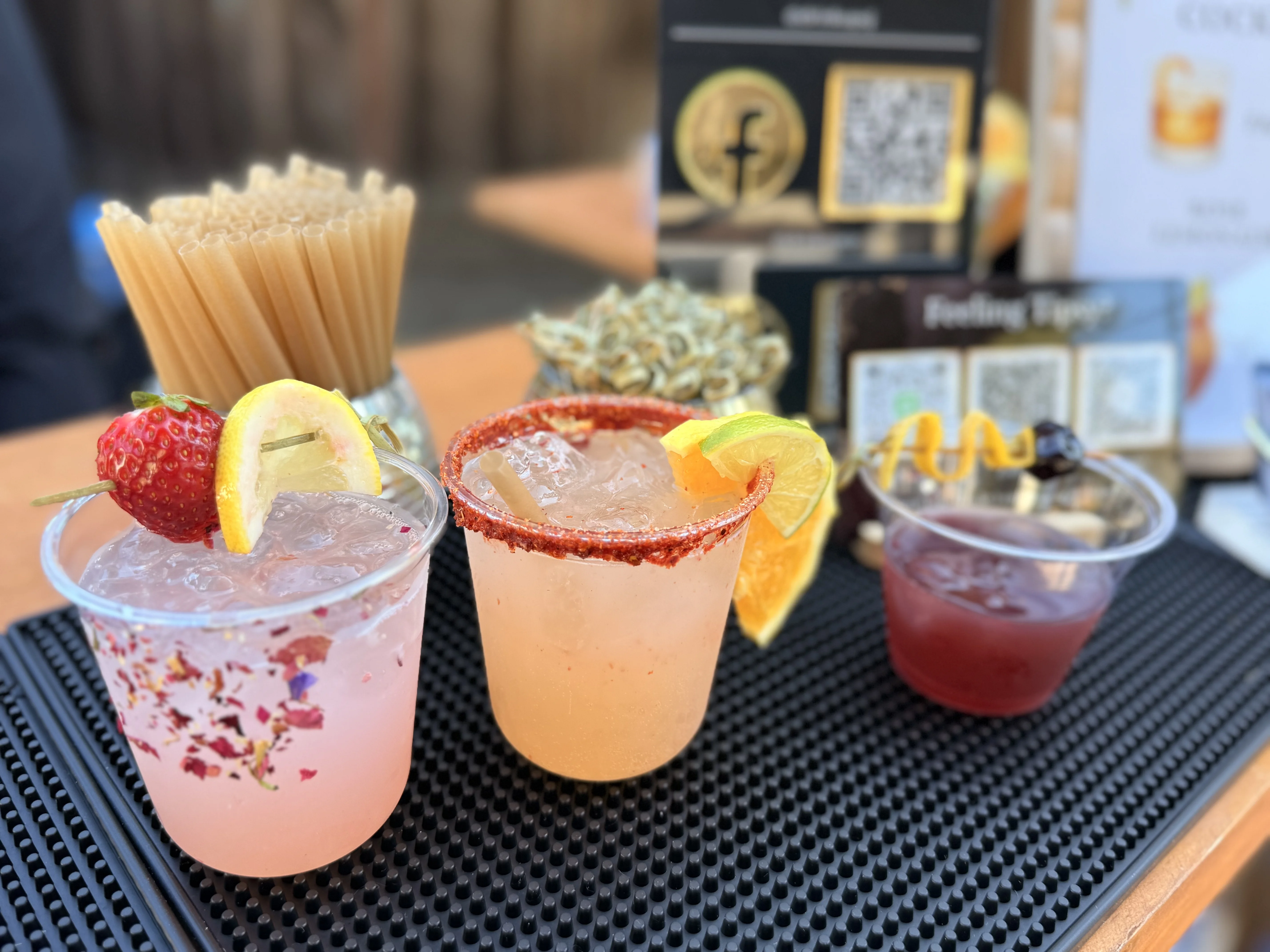 Premium mobile bar for a luxury wedding in California