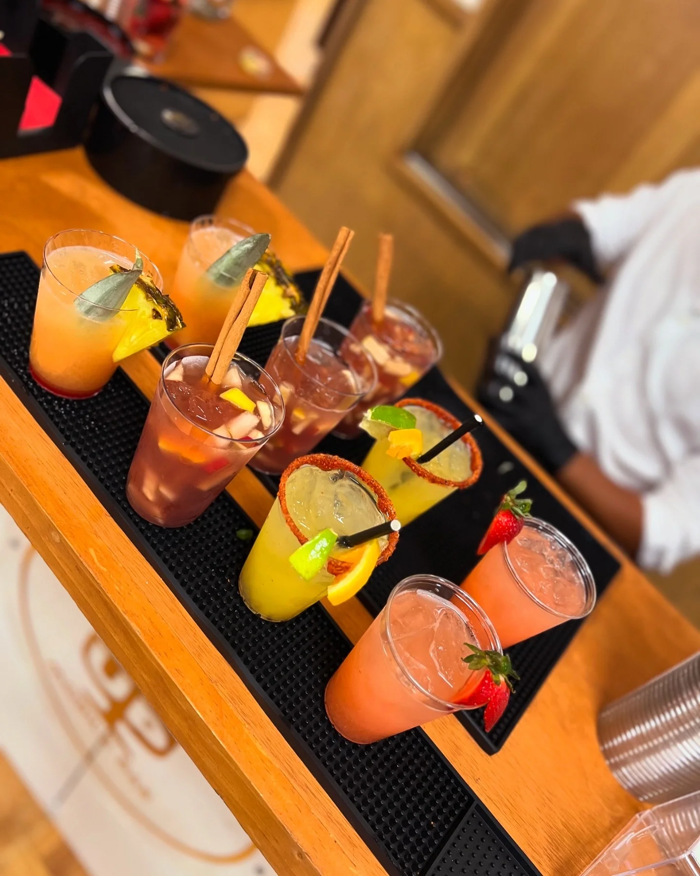 Signature cocktail bar for a celebration in Silicon Valley, California